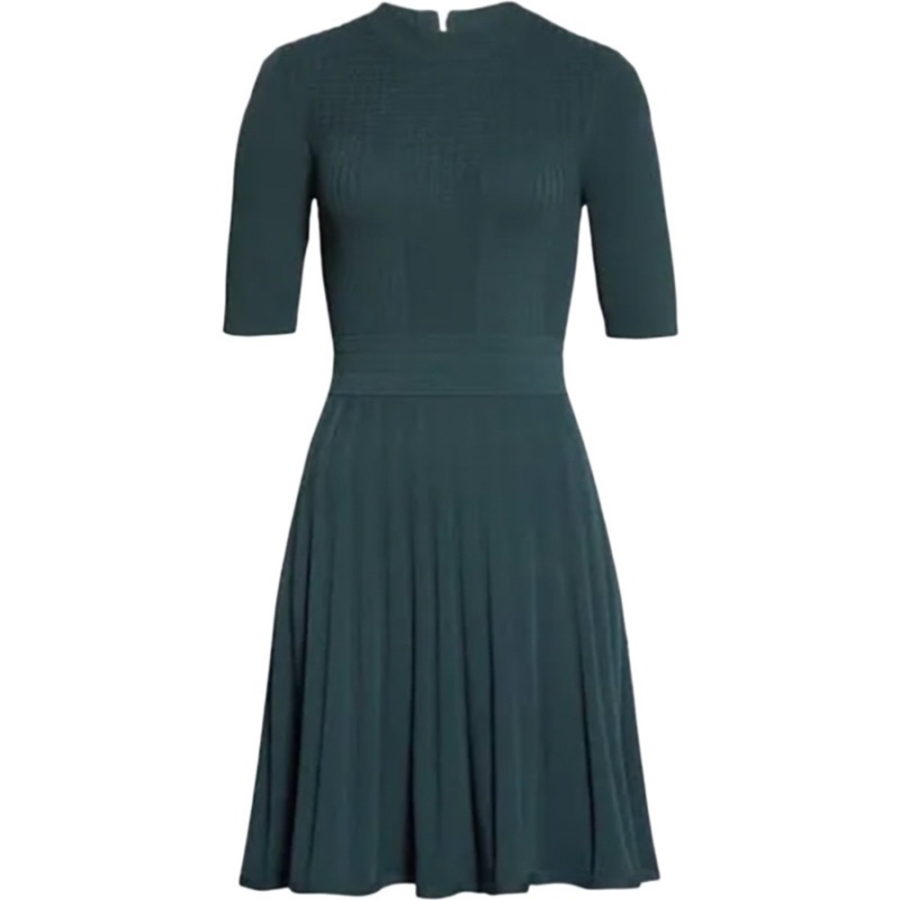 Ted Baker Olivinn Mix Stitch Sweater Dress, 2, Green